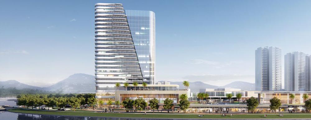 广州南沙越秀喜来登酒店外观图